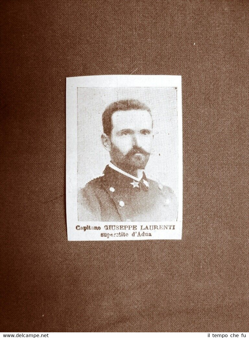 Il Colonialismo Italiano in Africa nel 1896 Ufficiale Giuseppe Laurenti