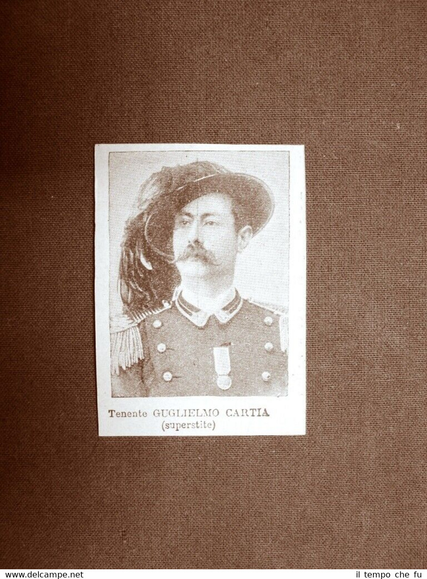 Il Colonialismo Italiano in Africa nel 1896 Ufficiale Guglielmo Cartia