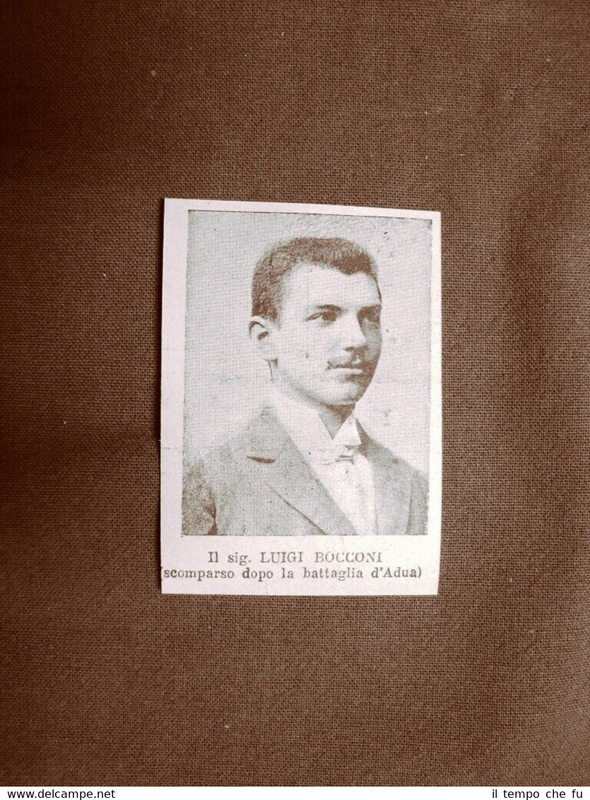 Il Colonialismo Italiano in Africa nel 1896 Ufficiale Luigi Bocconi