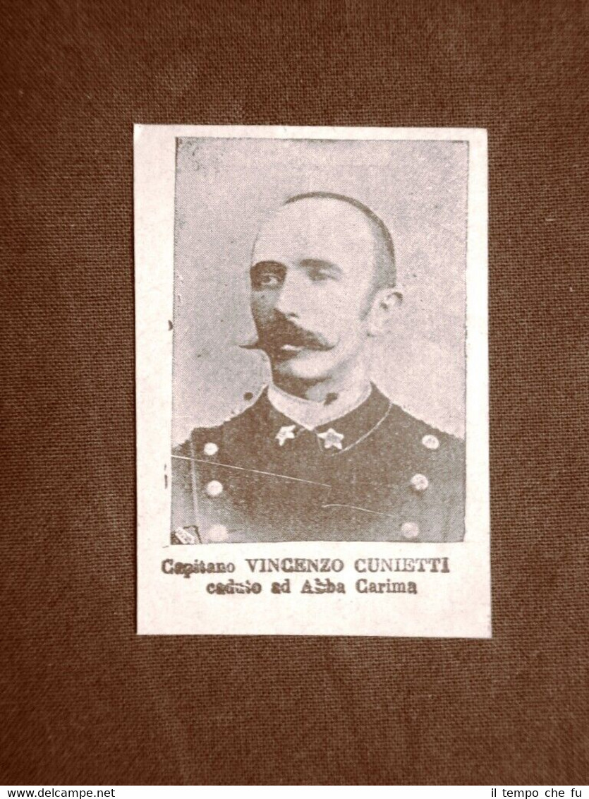 Il Colonialismo Italiano in Africa nel 1896 Ufficiale Vincenzo Cunietti