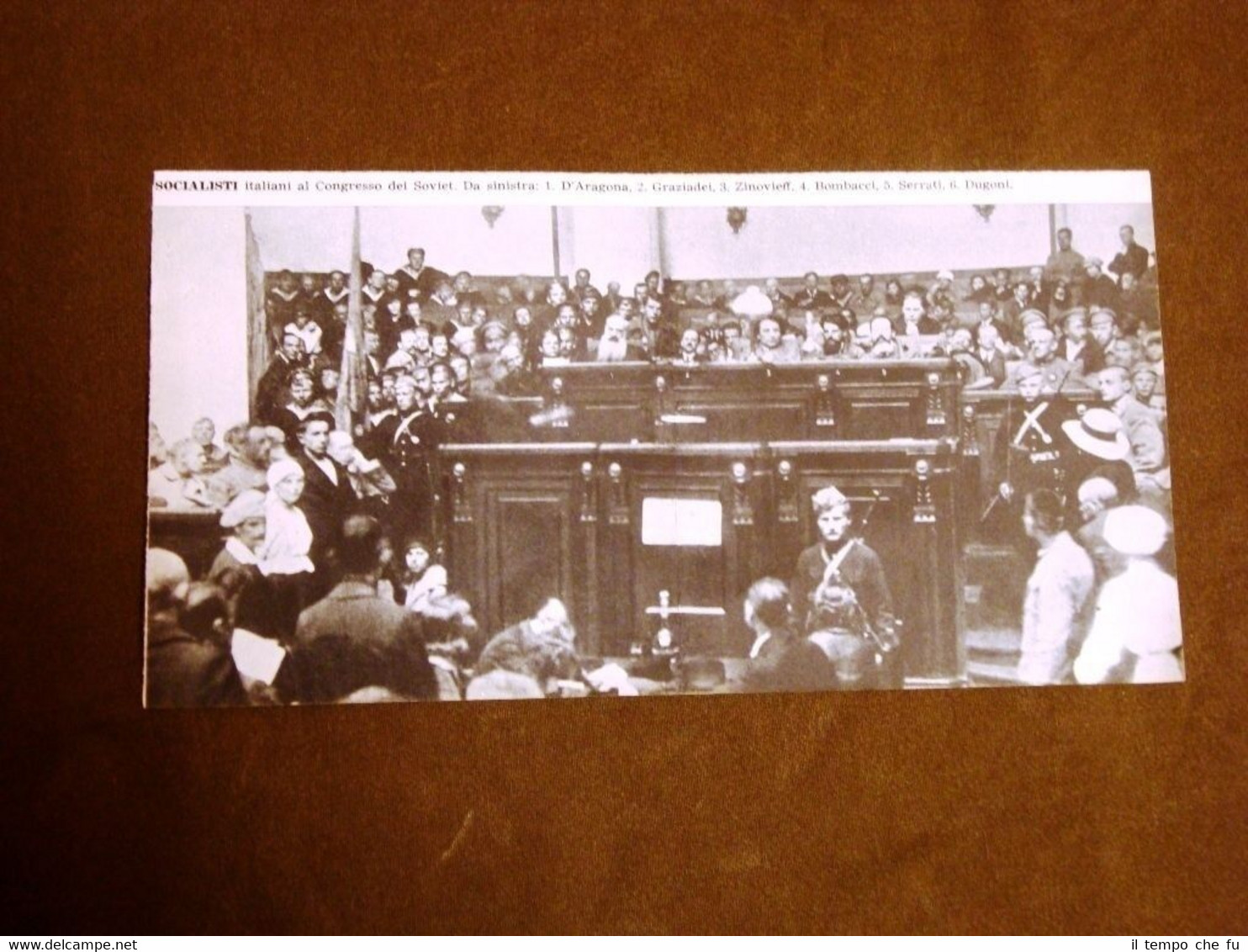 Il Congresso dei Soviet nel 1920 D'Aragona Graziadei Zinoviev Bombacci …