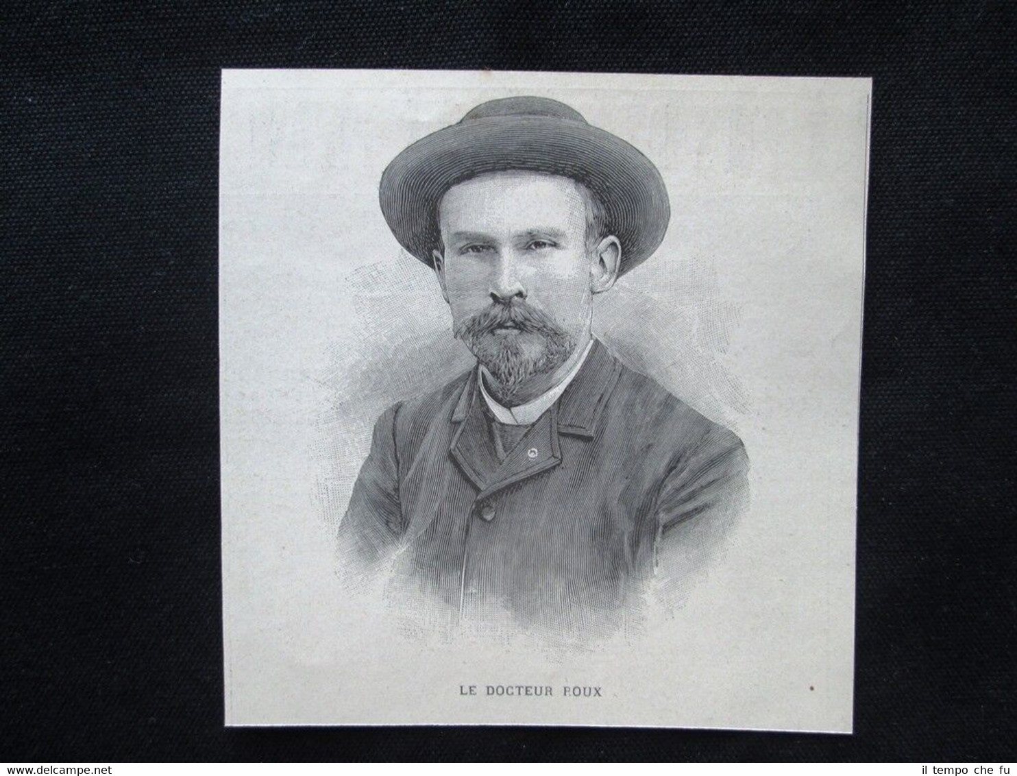 Il dottor Pierre Paul Émile Roux Incisione del 1894