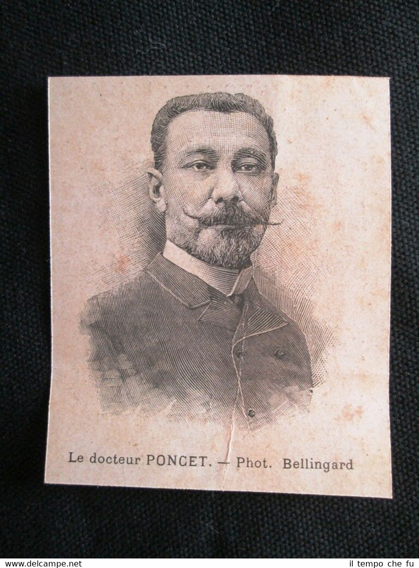 Il dottor Poncet Incisione del 1894