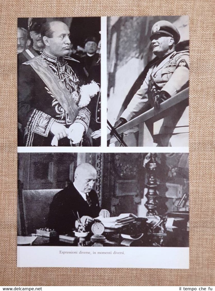 Il Duce Benito Mussolini in diversi momenti della sua vita …