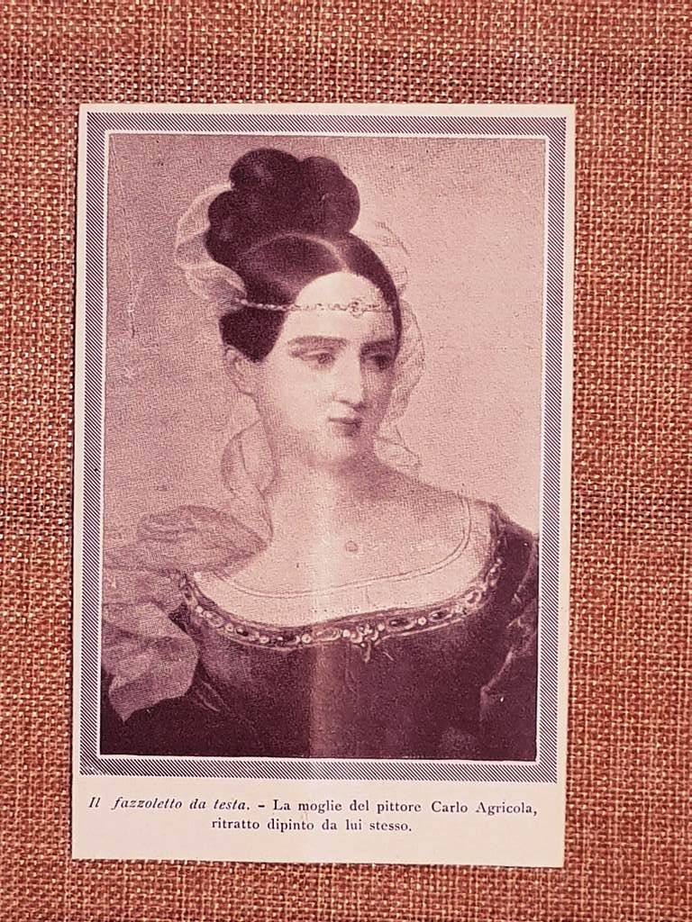 Il fazzoletto in testa Quadro di Carlo Agricola Stampa del …
