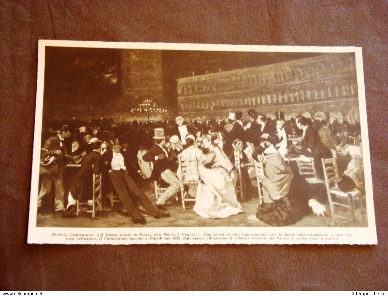 Il fresco serale in Piazza San Marco a Venezia Quadro …