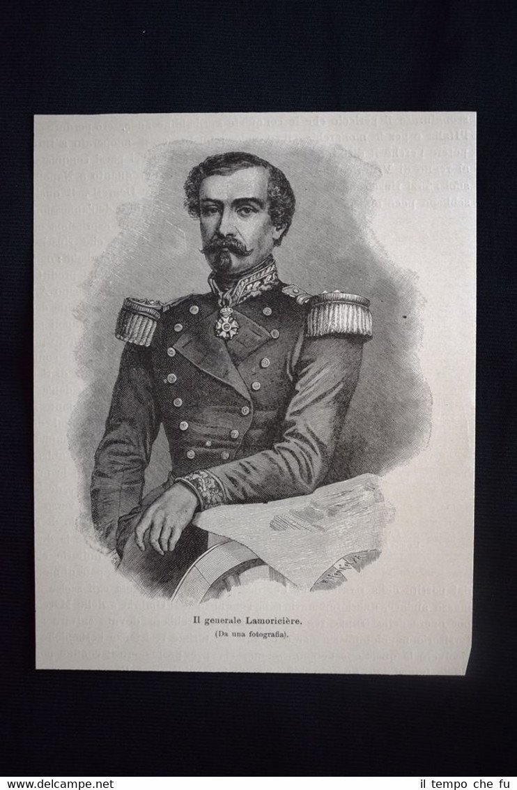 Il generale Lamoriciere + Il politico Enrico Cialdini