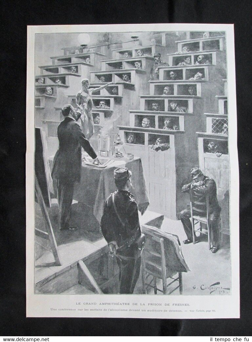 Il grande anfiteatro della prigione di Fresnes, in Francia Stampa …