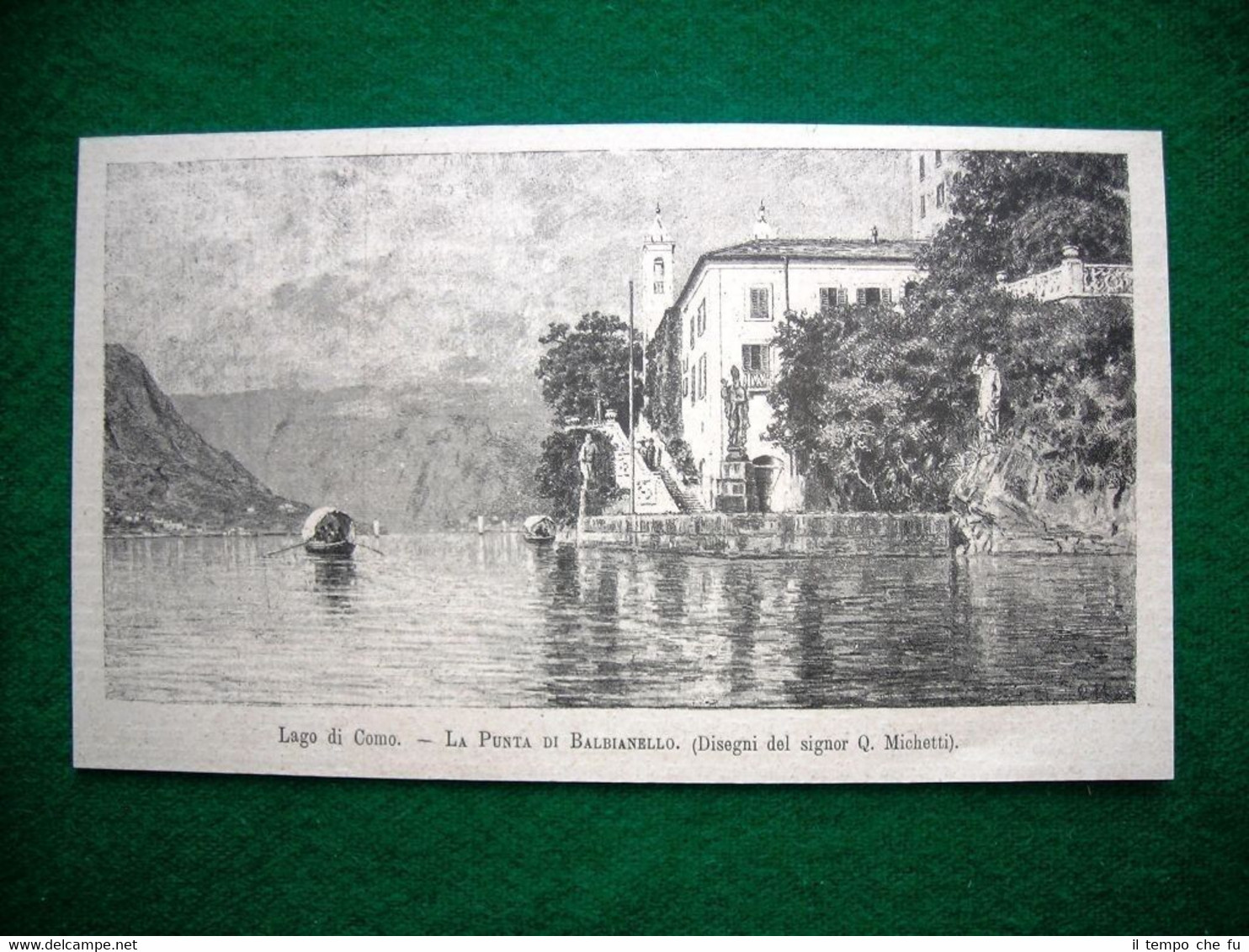 Il Lago di Como nel 1882 - La Punta di …