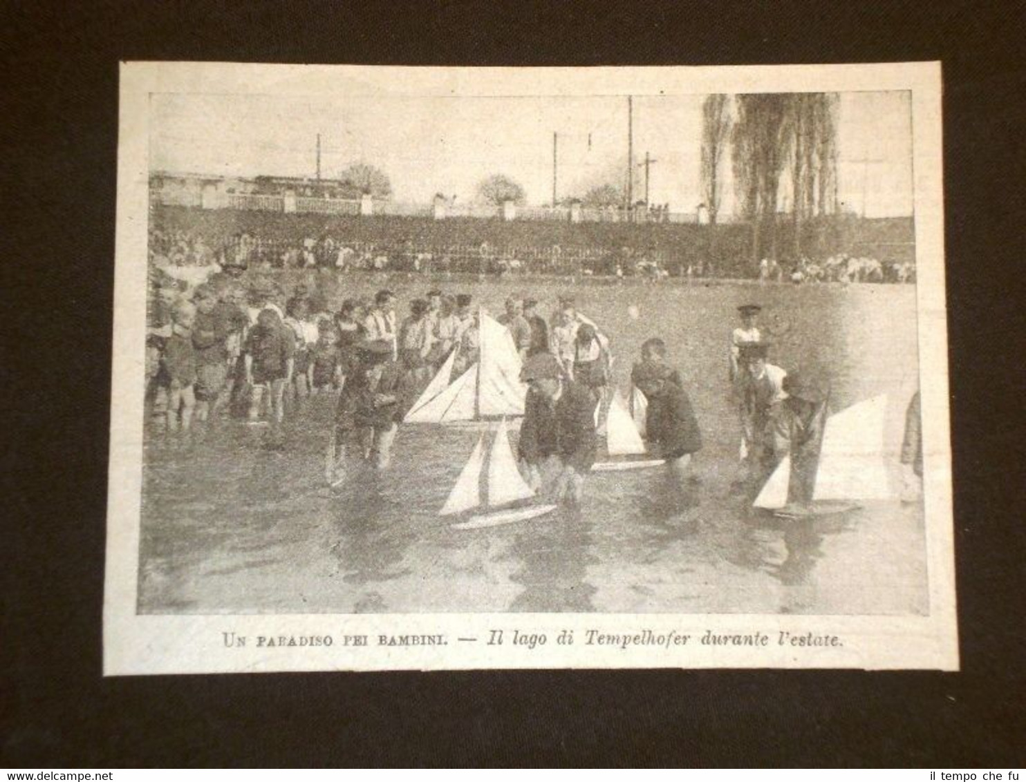 Il Lago di Tempelhofer durante l'estate