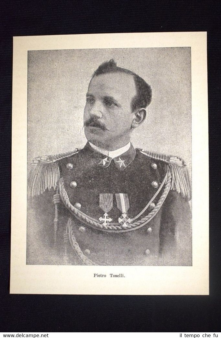 Il maggiore dell'Esercito italiano Pietro Toselli