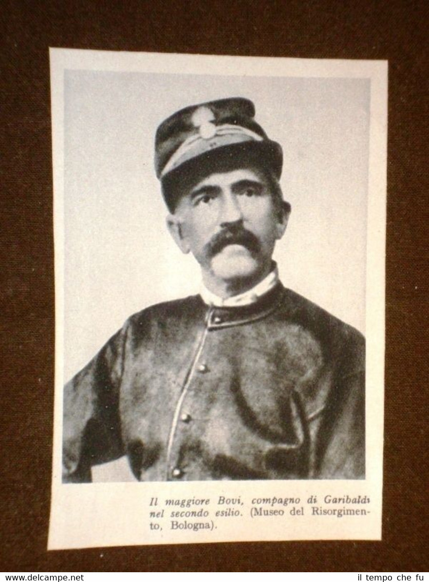 Il Maggiore Paolo Bovi Campeggi di Bologna Garibaldino