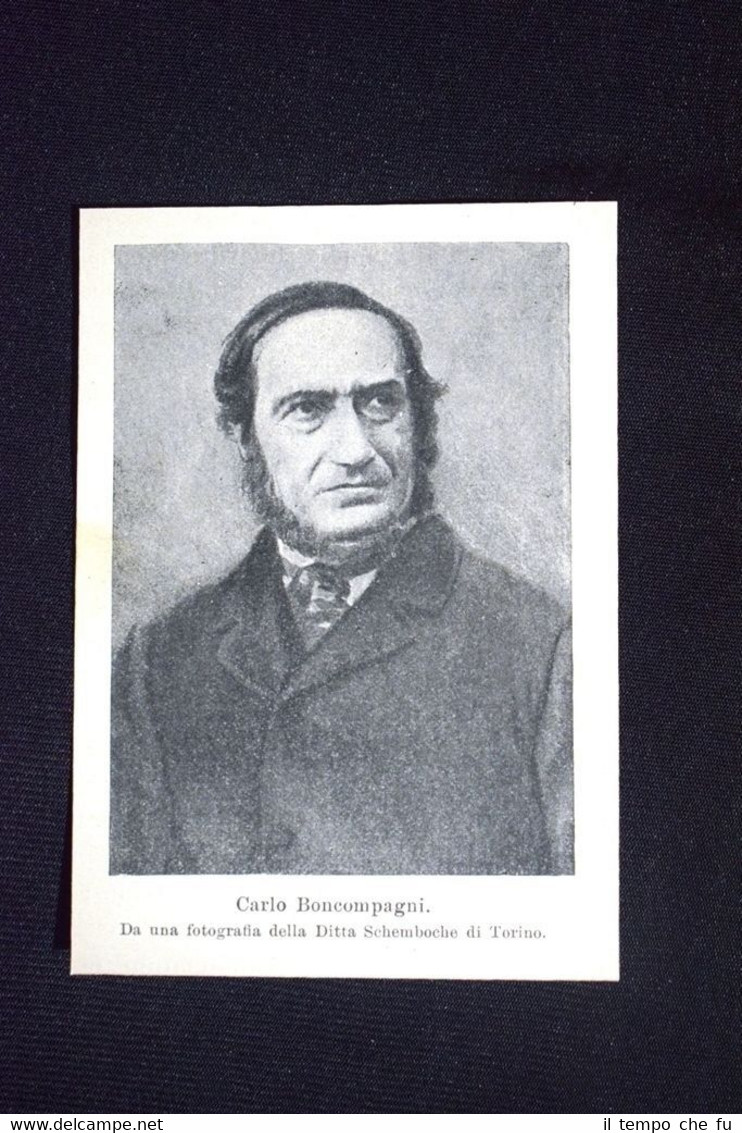 Il magistrato e politico italiano Carlo Boncompagni