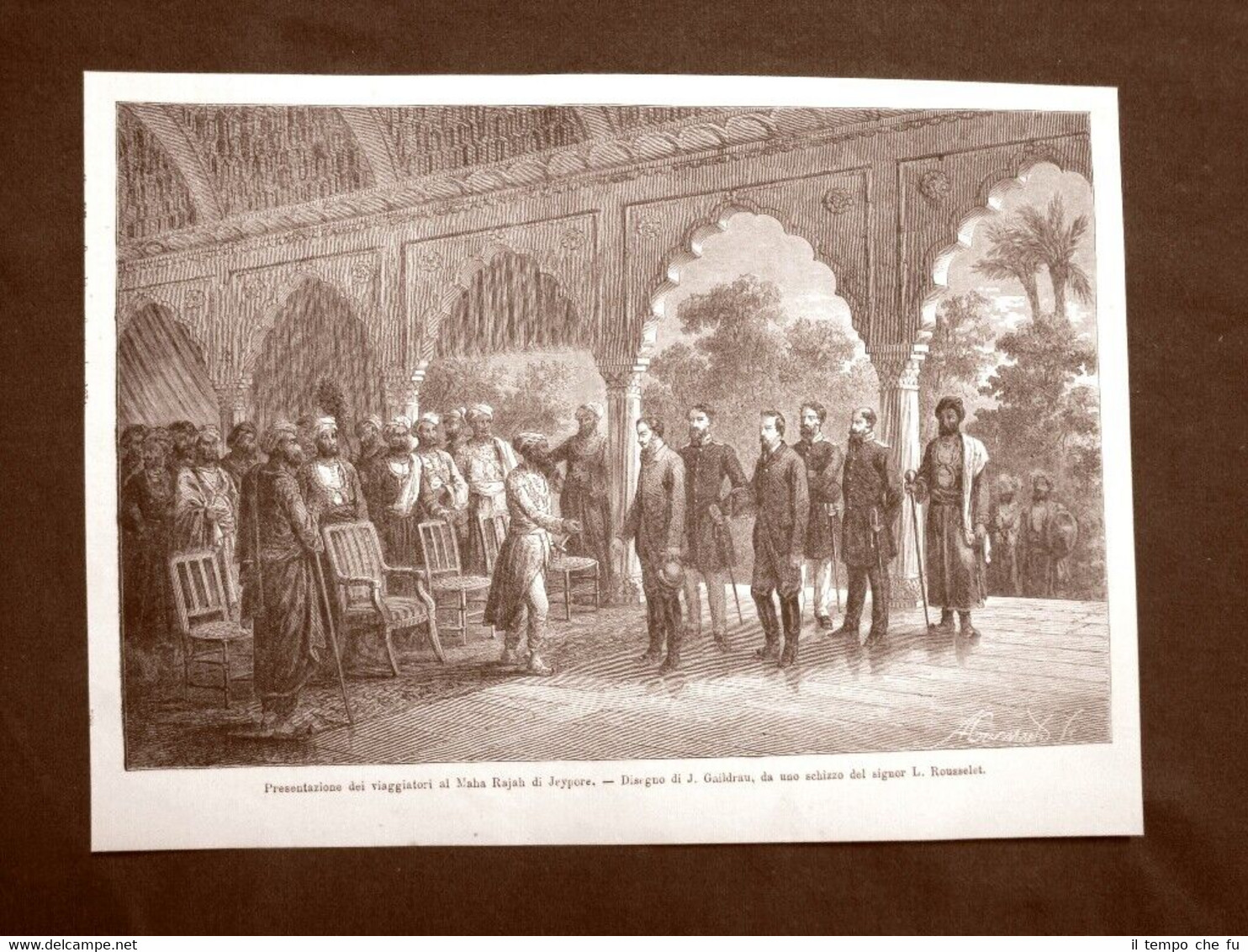 Il Maha Rajah di Jeypur o Jeypore nel 1863 Un …