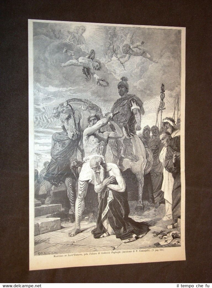 Il Martirio di Sant'Urbano Pala d'altare di Lodovico Pogliaghi del …
