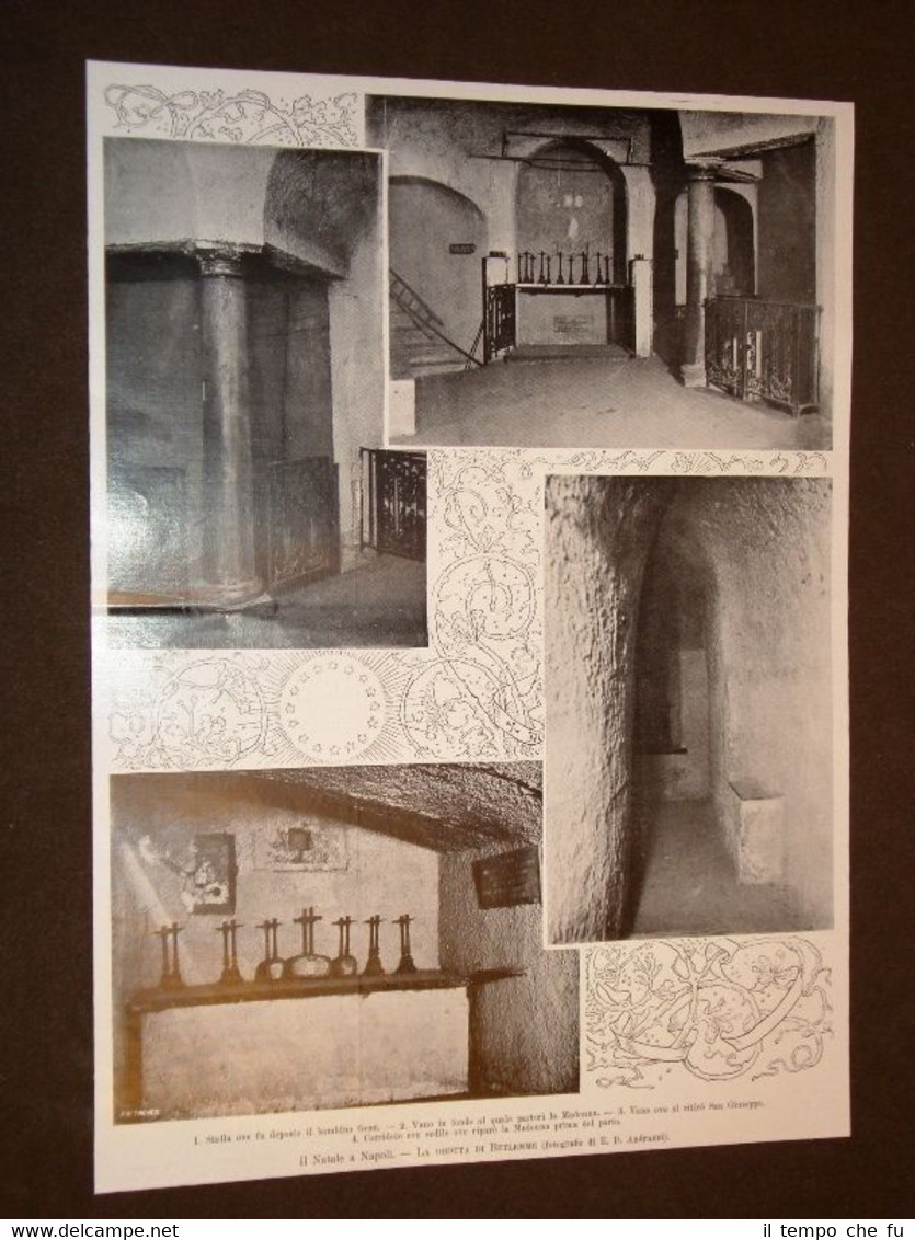 Il Natale a Napoli nel 1903 La Grotta di Betlemme