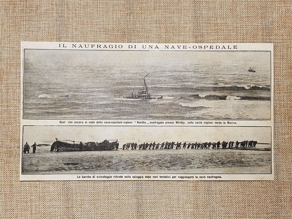 Il naufragio della nave ospedale Rohilla nel 1914 Prima guerra …