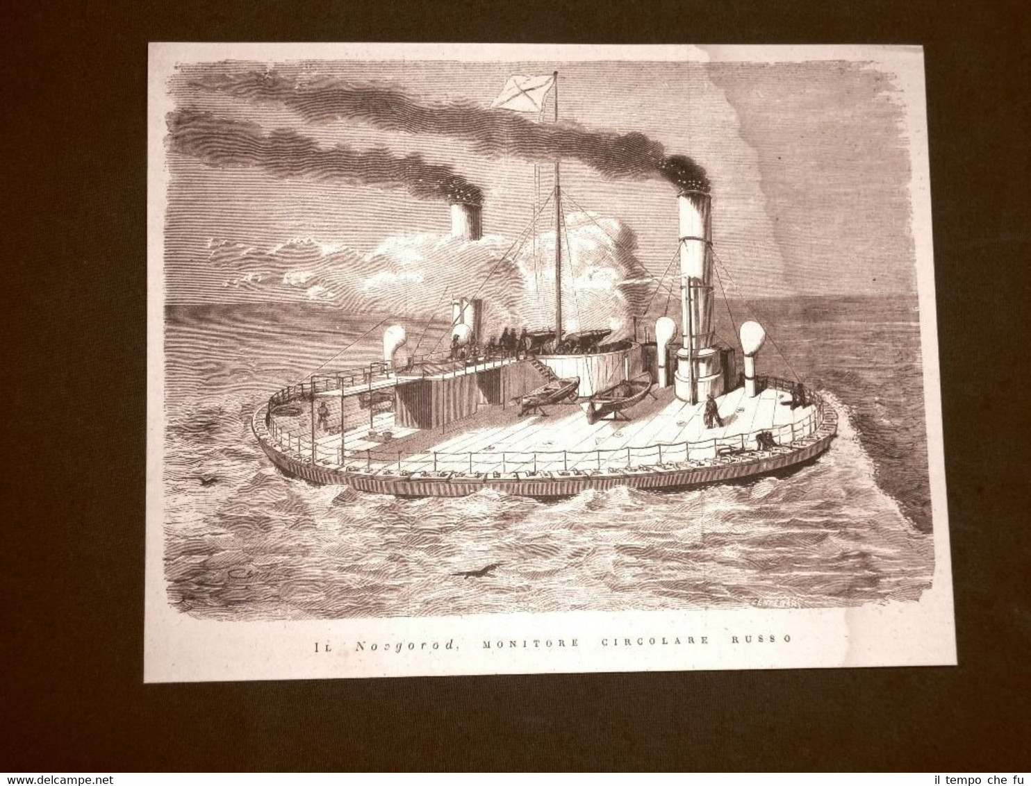 Il Novgorod nel 1876 Nave Monitore circolare della Marina di …
