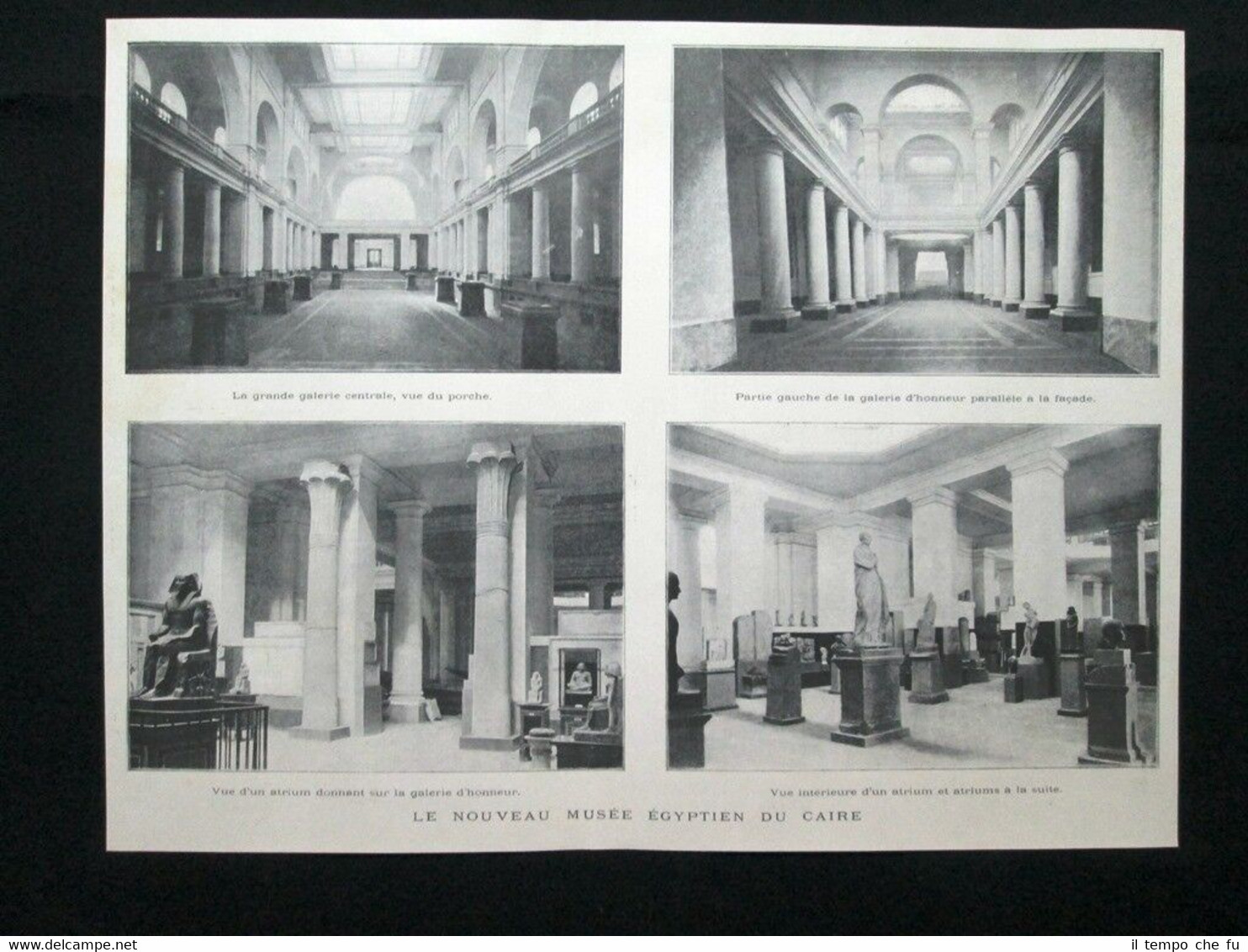Il Nuovo Museo Egizio del Cairo, in Egitto, nel 1902 …
