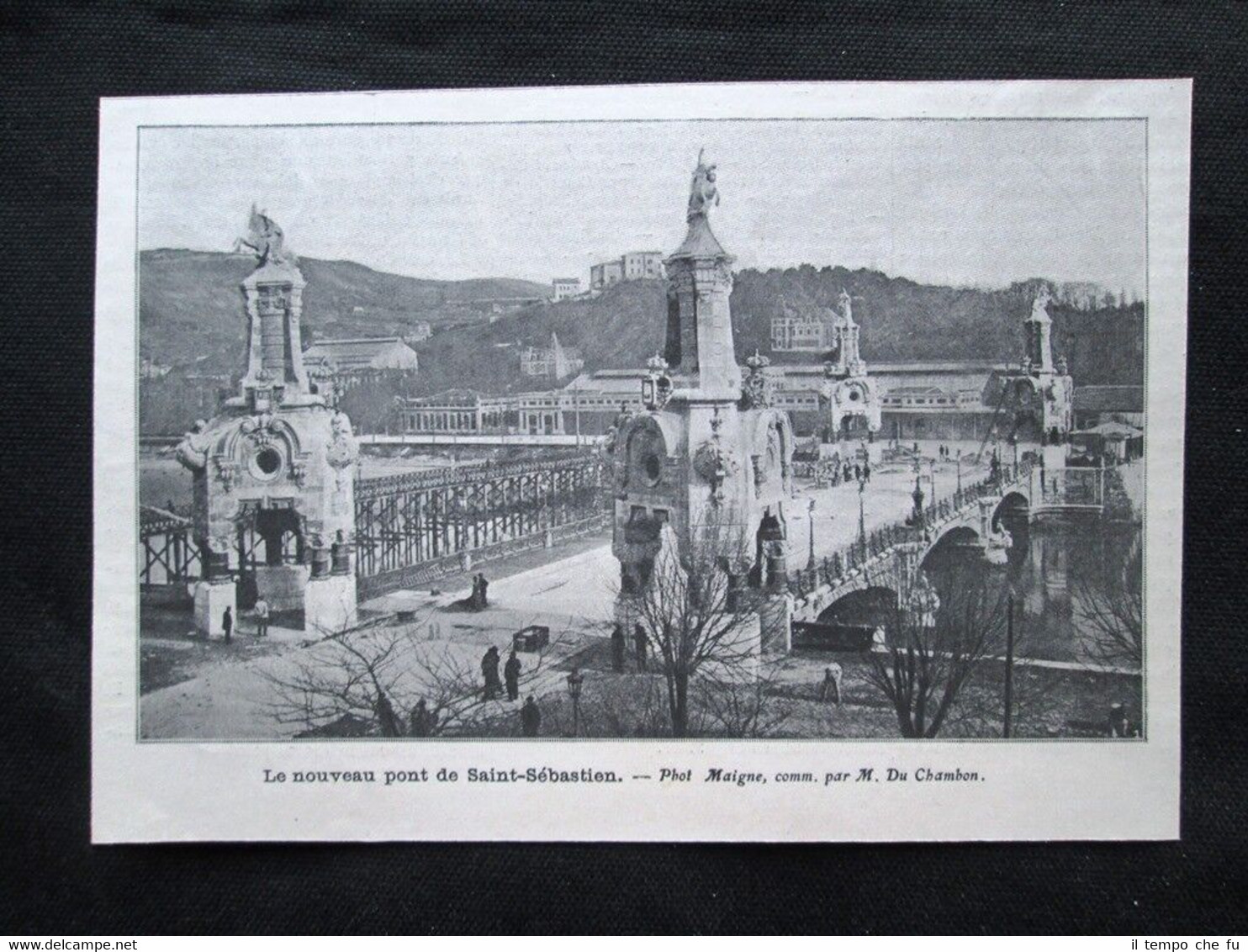 Il nuovo ponte Maria Cristina a San Sebastian, in Spagna …