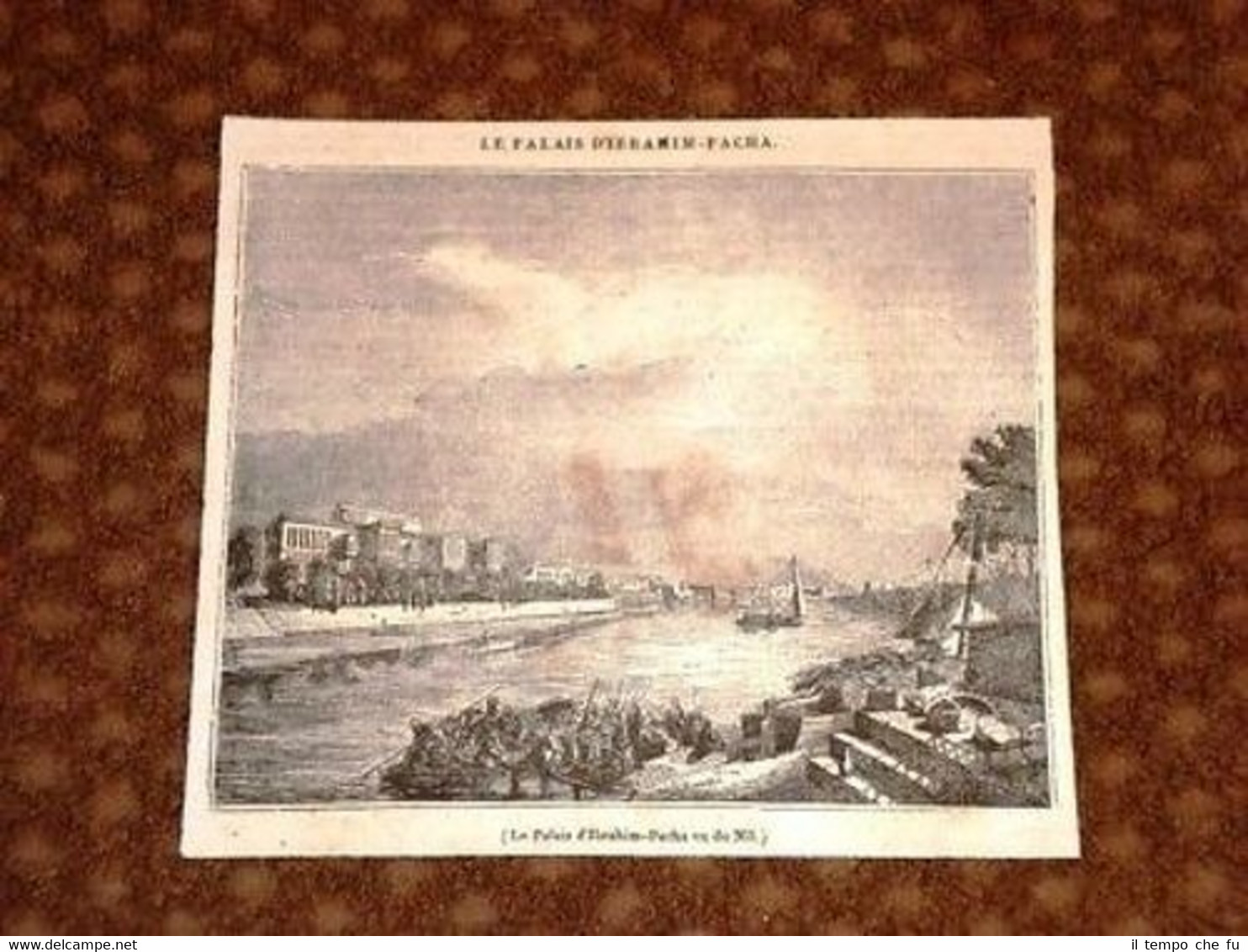 Il Palazzo di Ibrahim Pascià Khedivè sul Nilo in Egitto