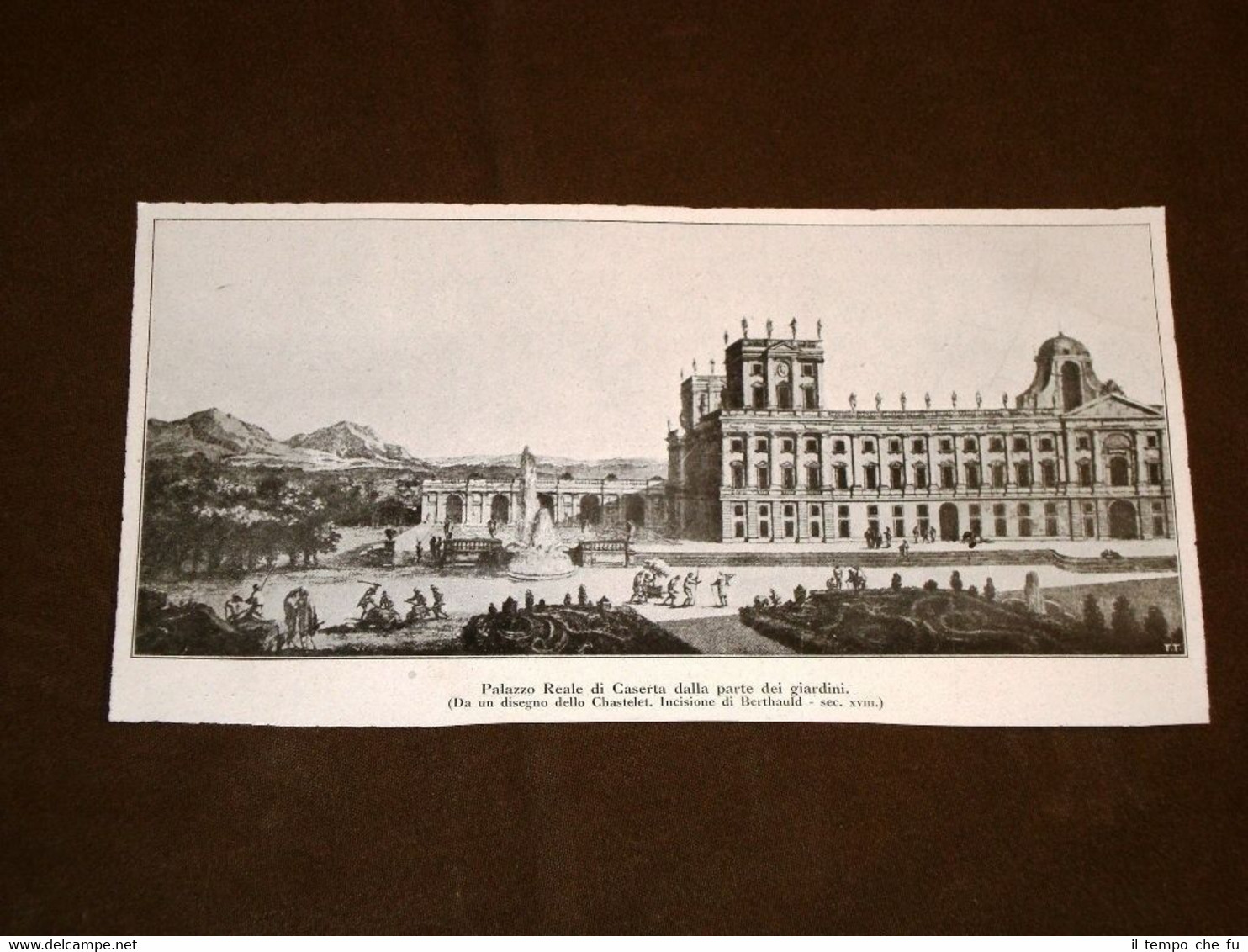 Il Palazzo Reale di Caserta Dalla parte dei giardini Veduta …