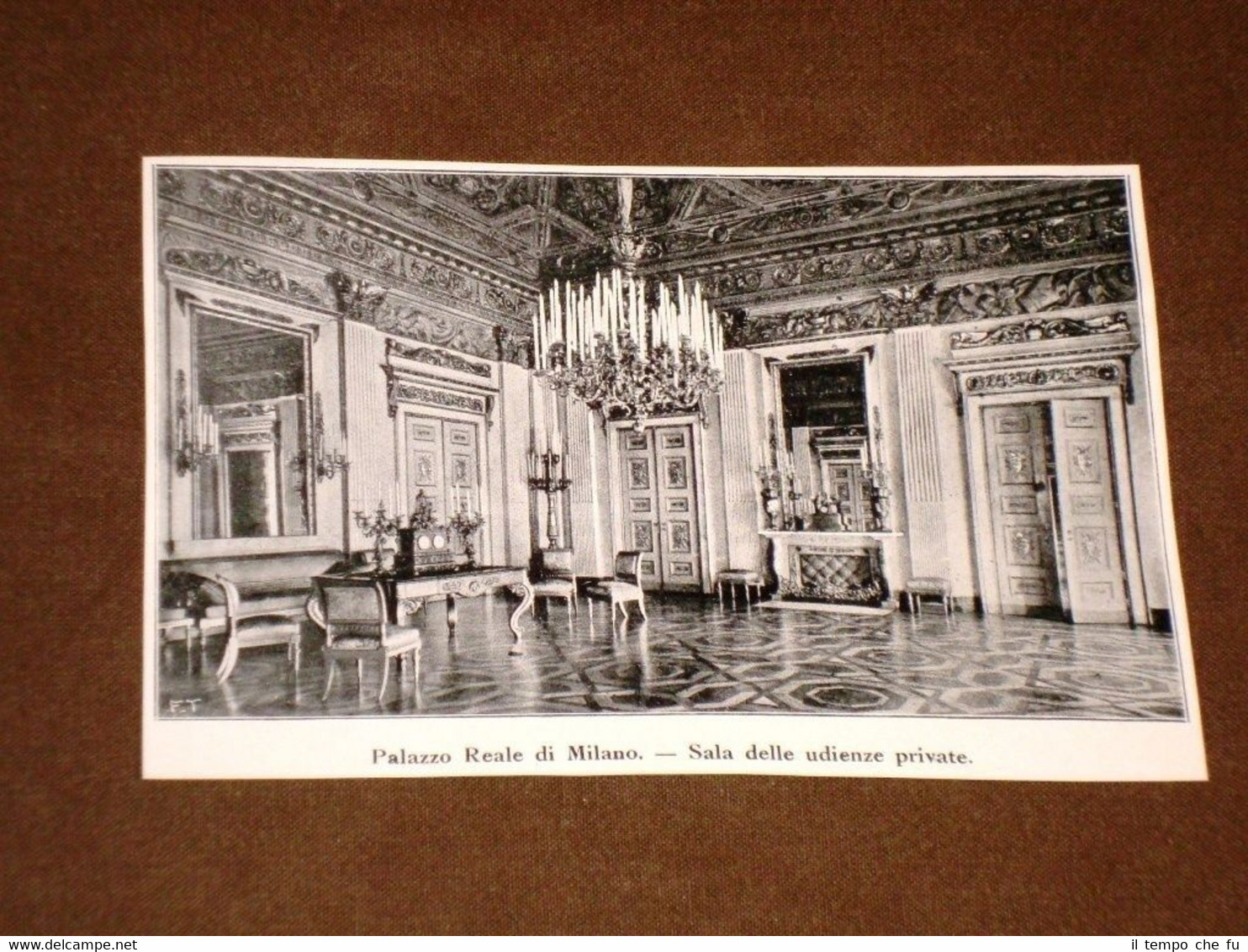 Il Palazzo Reale di Milano nel 1920 Sala delle udienze …