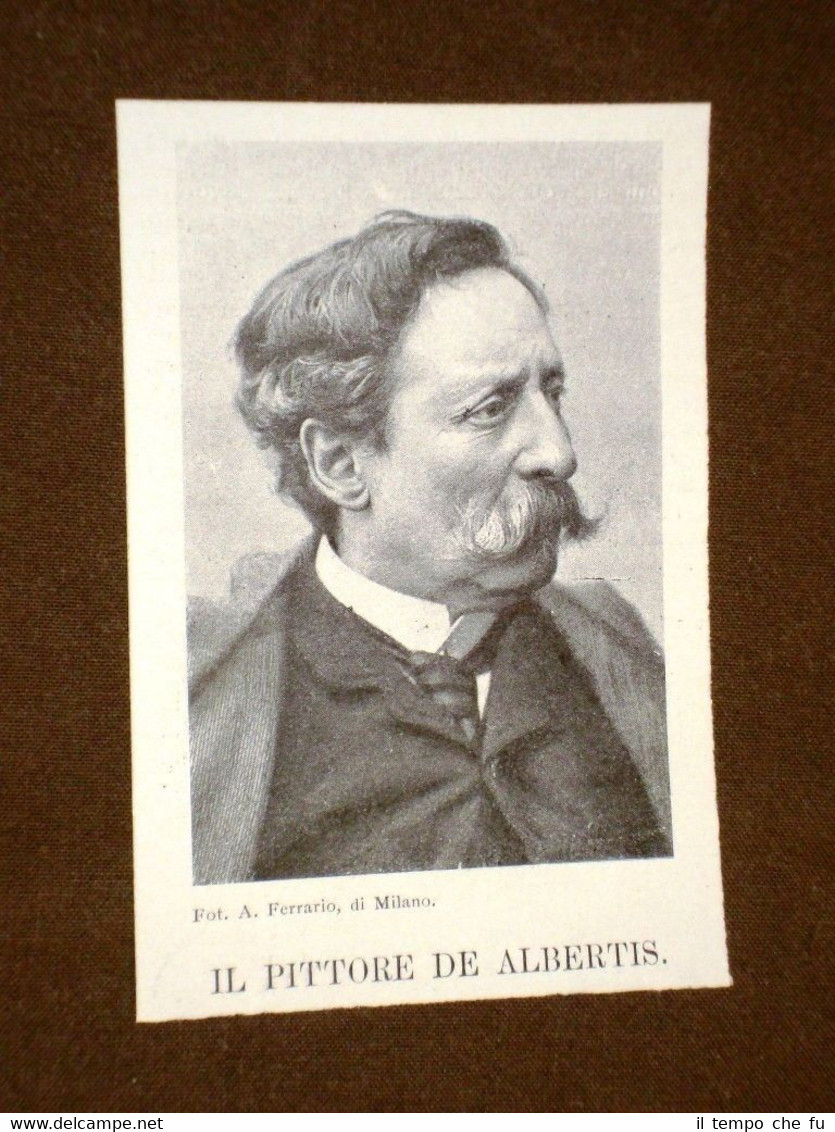 Il Pittore Edoardo De Albertis di Genova nel 1897