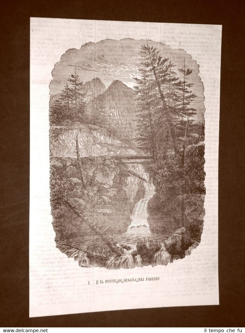 Il Pont d'Espagne o Ponte di Spagna sui Pirenei nel …