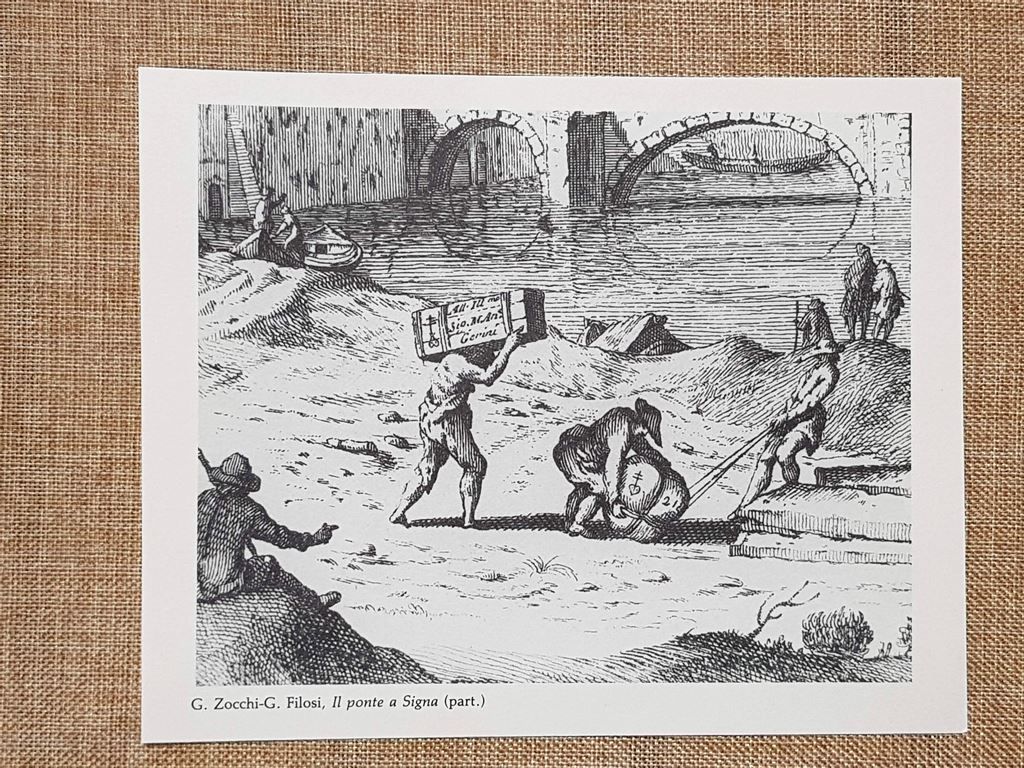 Il ponte a Signa (particolare) Veduta di Filosi su disegno …