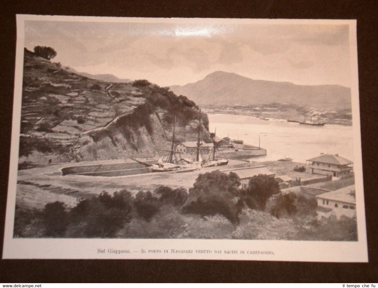 Il Porto di Nagasaki o ? nel 1904 Giappone
