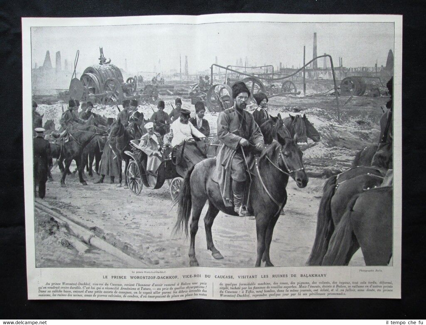 Il principe Worontzof-Dachkof, vicere del Caucaso Stampa del 1905