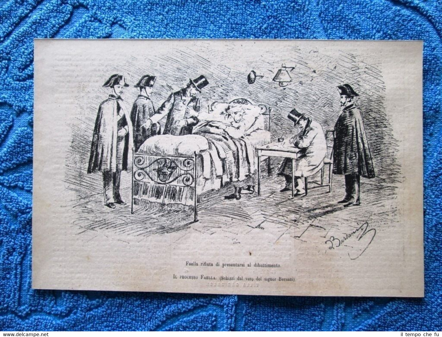 Il Processo Faella - Faella rifiuta di presentarsi al dibattimento …