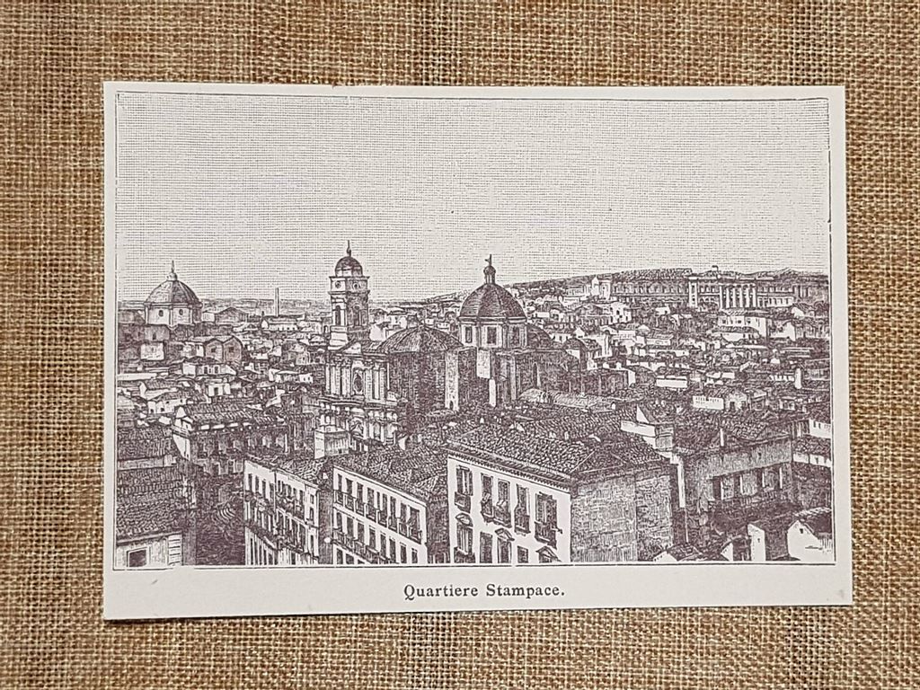 Il quartiere Stampace nell'800 Cagliari Sardegna