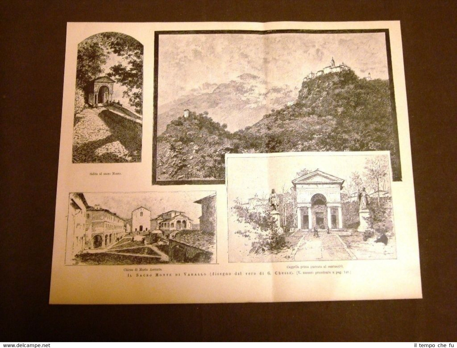 Il Sacro Monte di Varallo nel 1886 Salita Chiesa di …