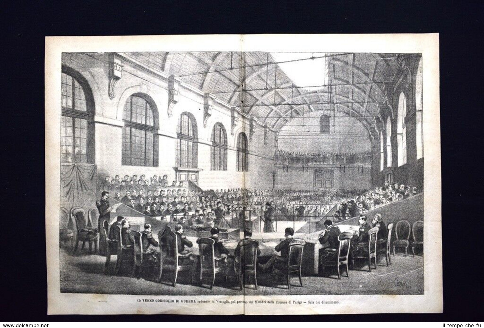 Il Terzo Consiglio di Guerra radunato in Versaglia Incisione del …