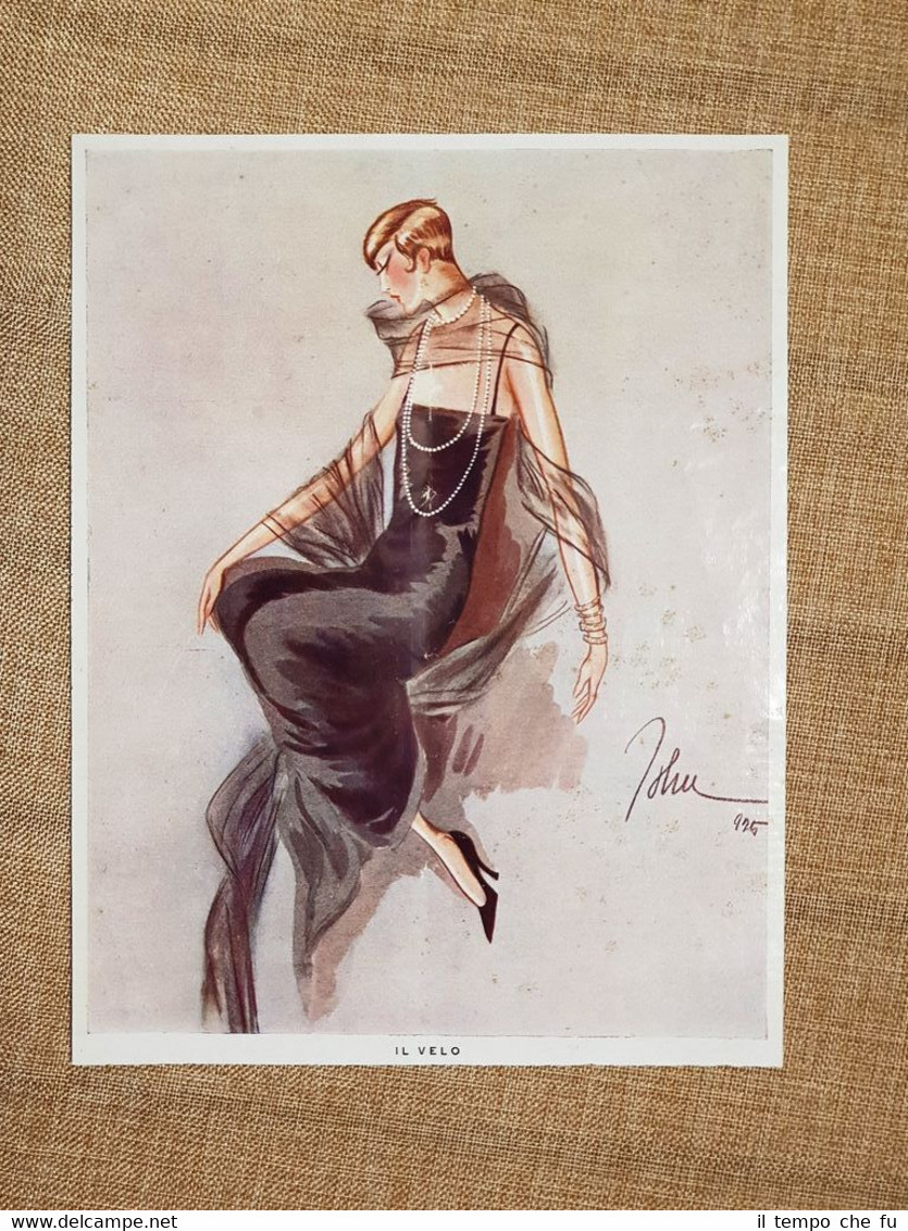 Il velo Autore da identificare Moda femminile Stampa del 1926