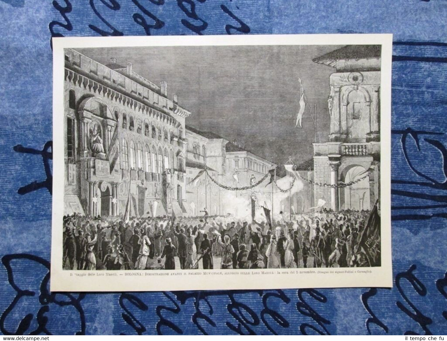 Il viaggio dei Savoia 5 novembre 1878: Bologna, alloggio delle …