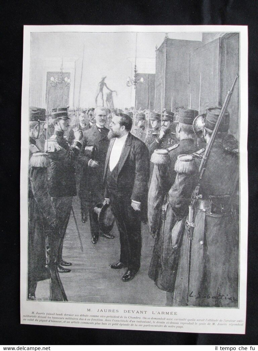 Il vice presidente della Camera di Francia Jean Jaures Stampa …