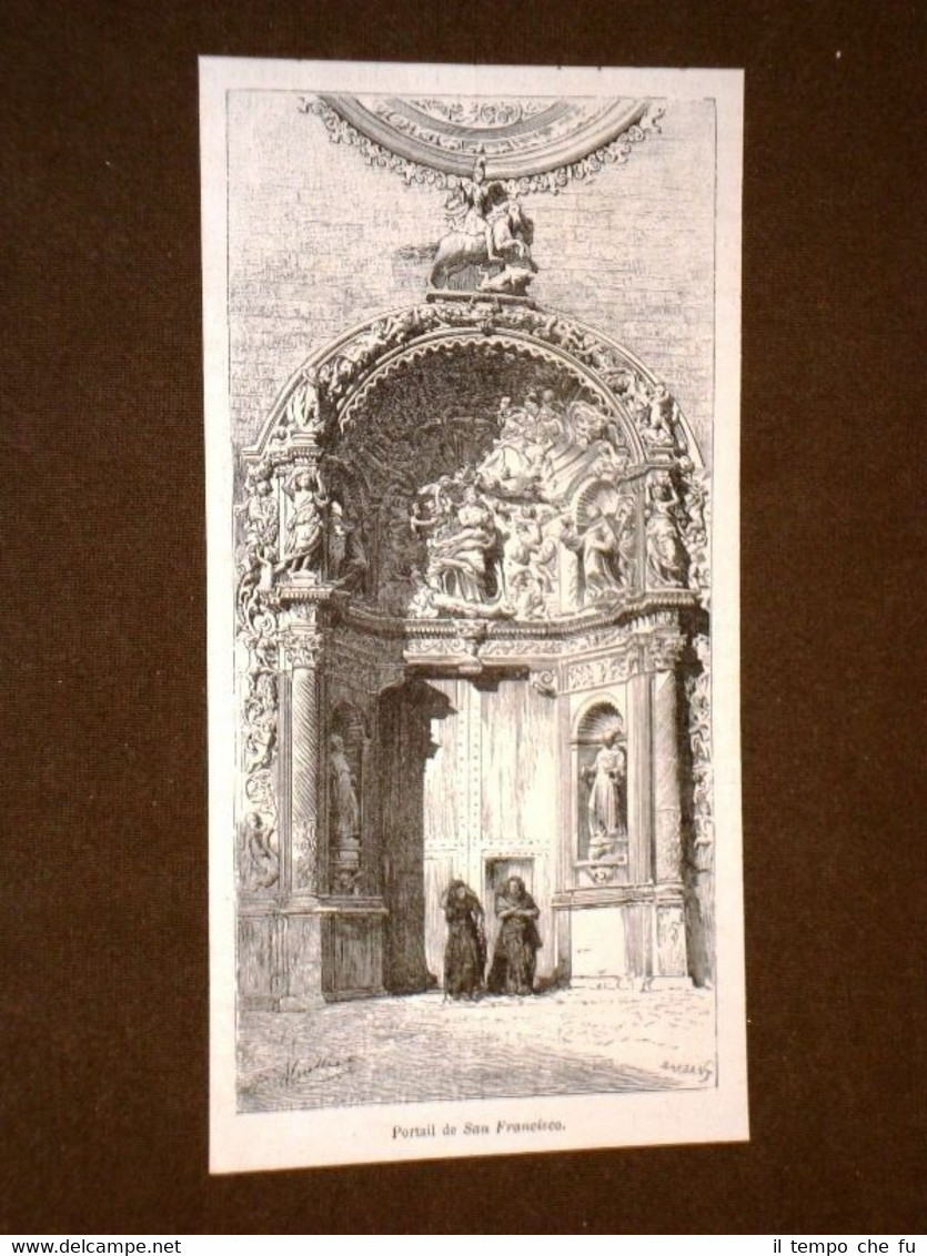Iles Baléares en 1889 Portail de San Francisco