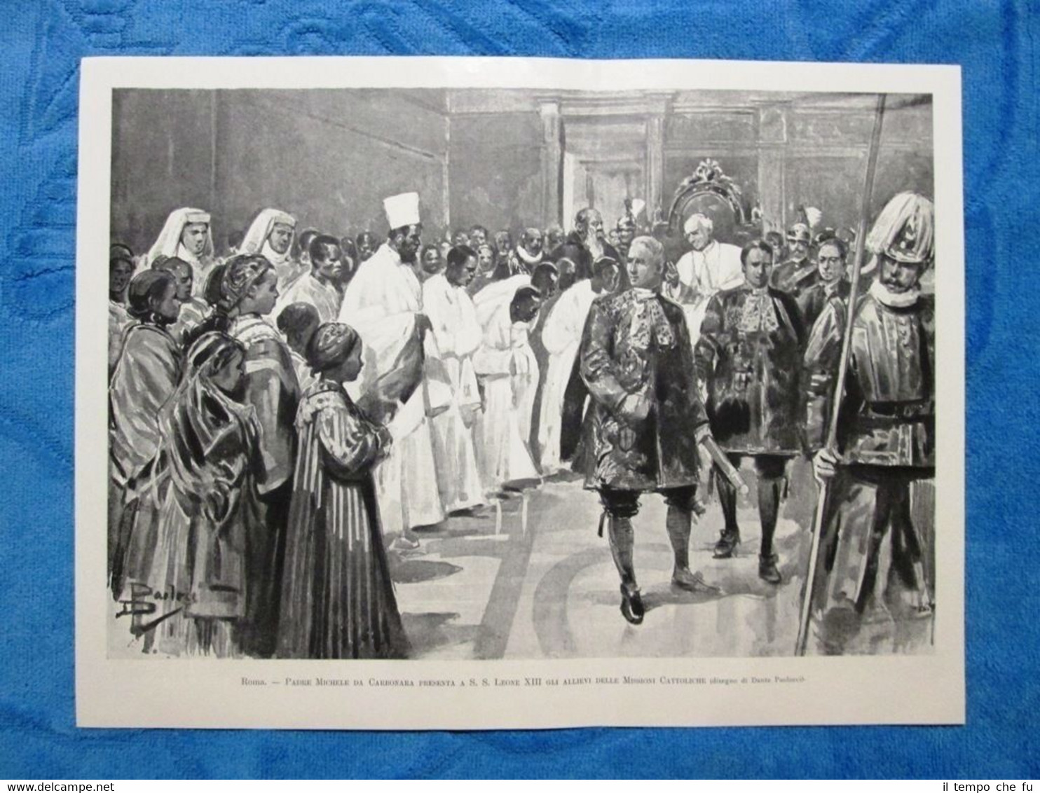 Illustrazione Italiana 1898 - Roma 1898 - Padre Michele da …