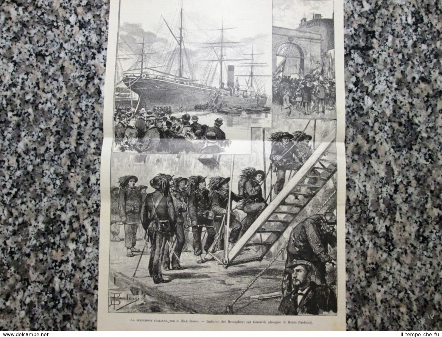 Imbarco dei Bersaglieri sul Gottardo nel 1885 - La spedizione …