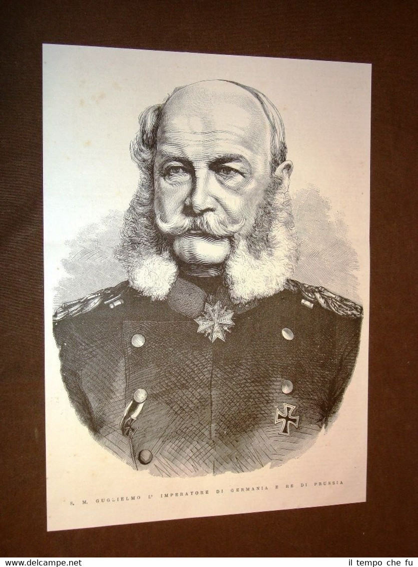 Imperatore Guglielmo I di Germania Wilhelm Friedrich Ludwig 22.3.1797 – …