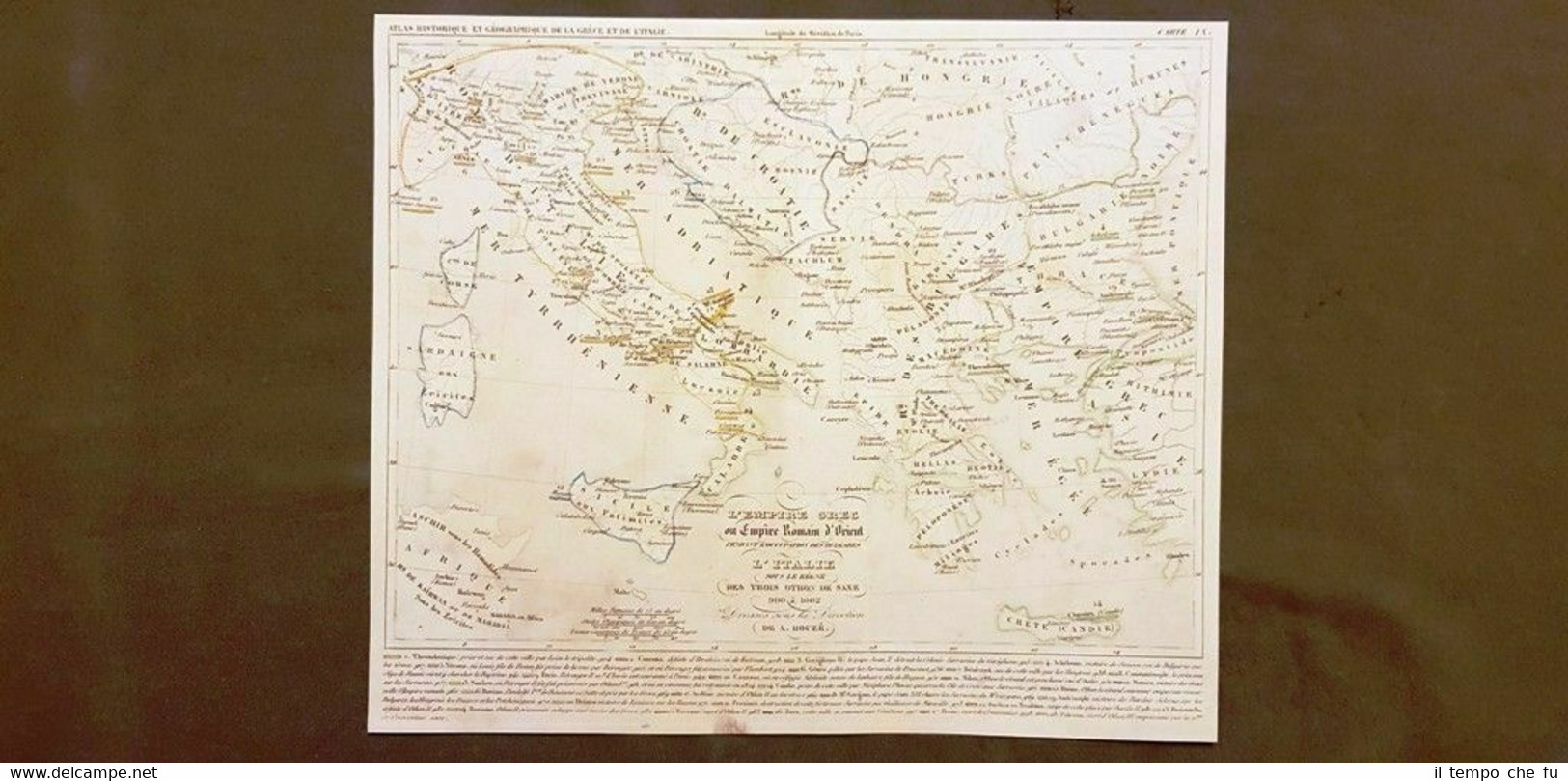 Impero Greco e Italia con 3 Ottone Sassonia 900-1002 Carta …