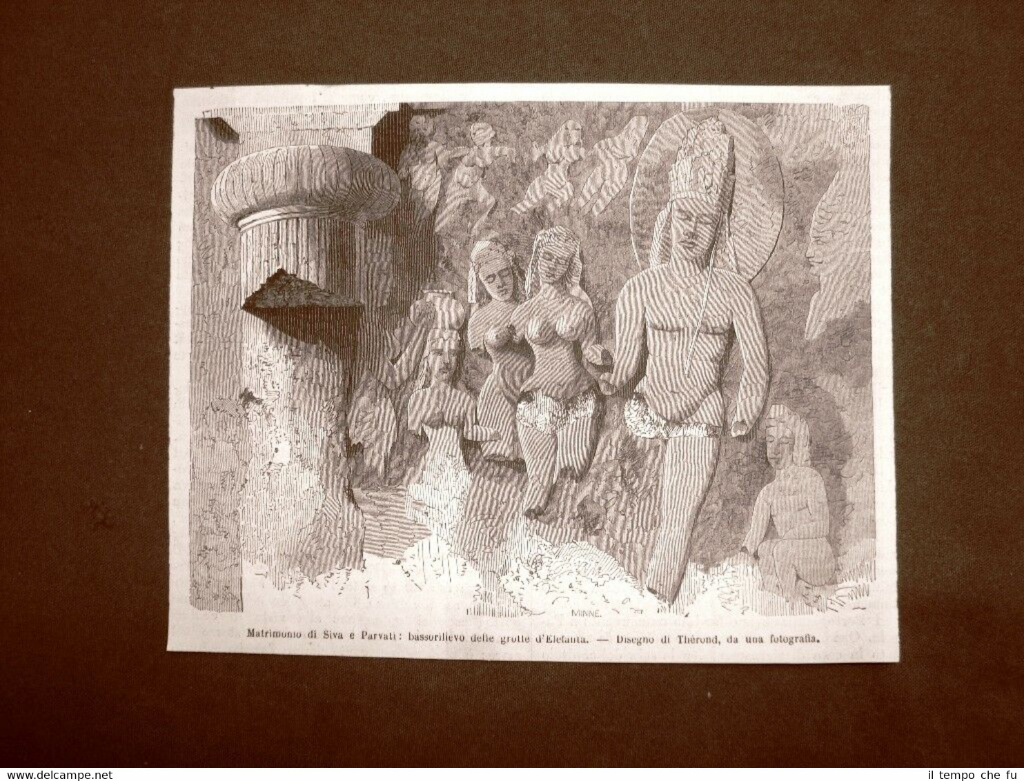 In India nel 1863 Caverne o Grotte d'Elephanta Matrimonio di …