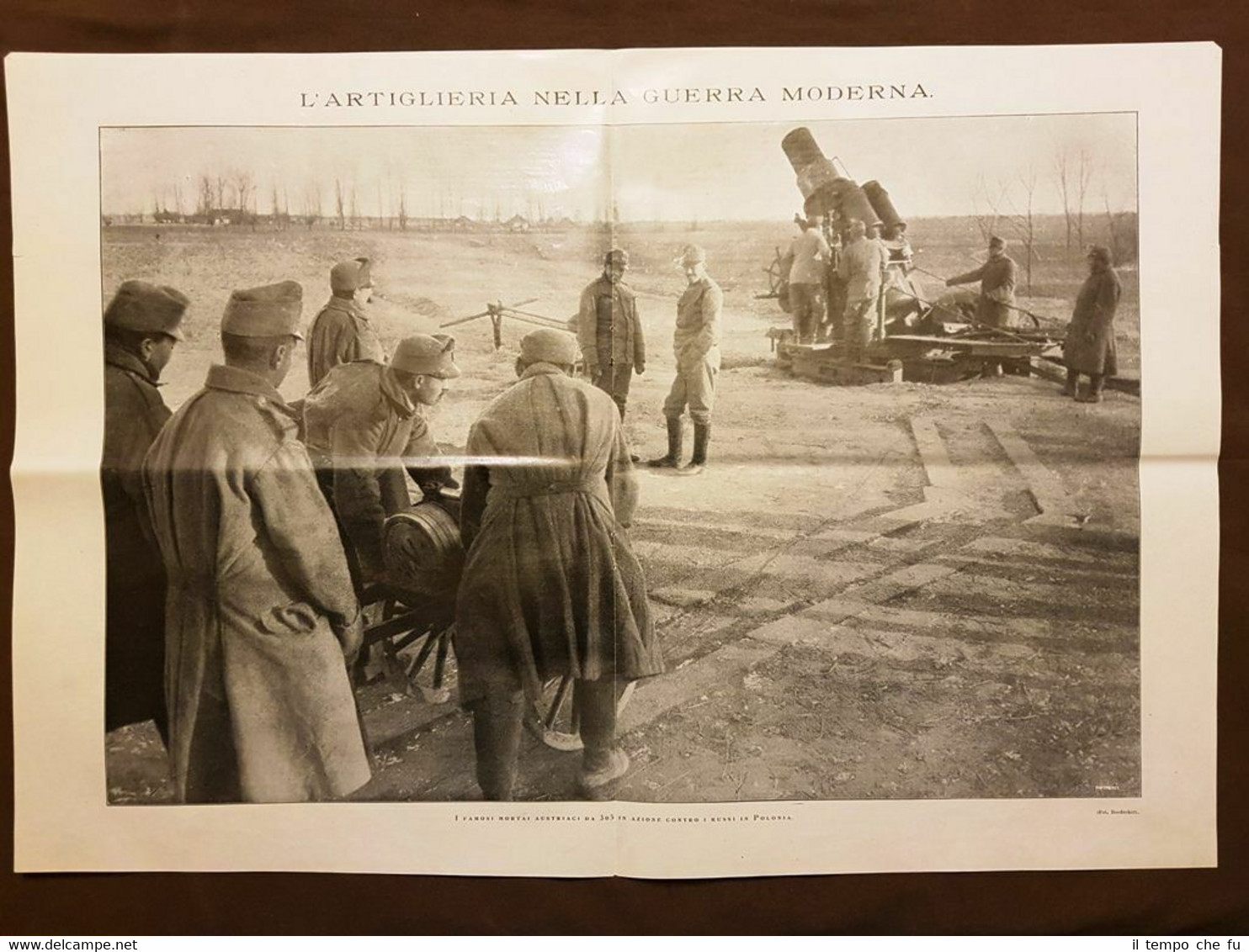 In Polonia nel 1915 Mortai d'Austria da 305 vs i …