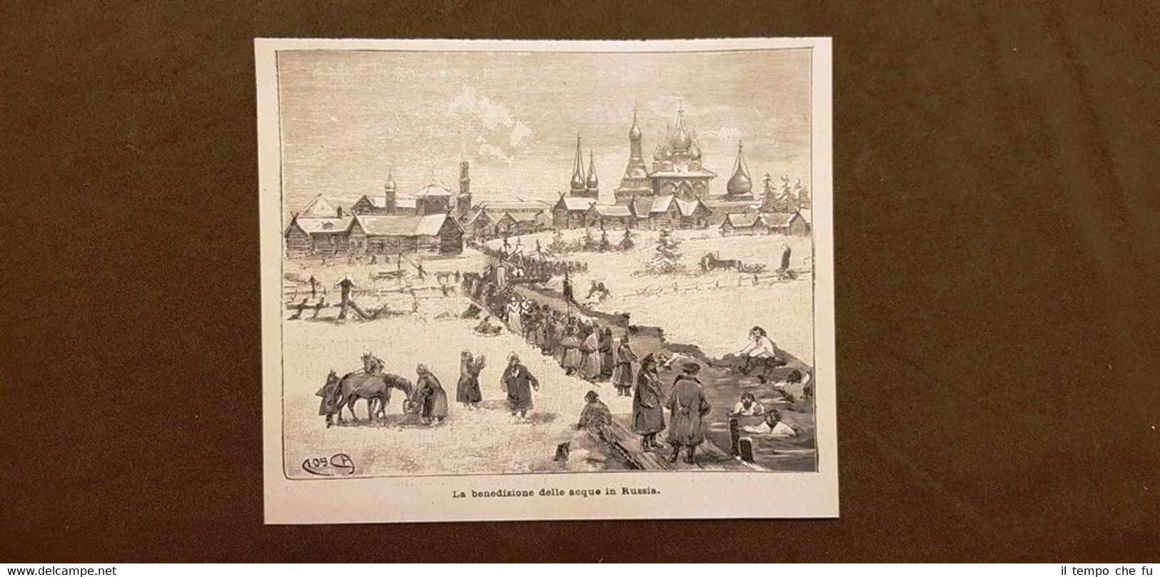 In Russia o U.R.S.S. nel 1895 La benedizione delle acque …