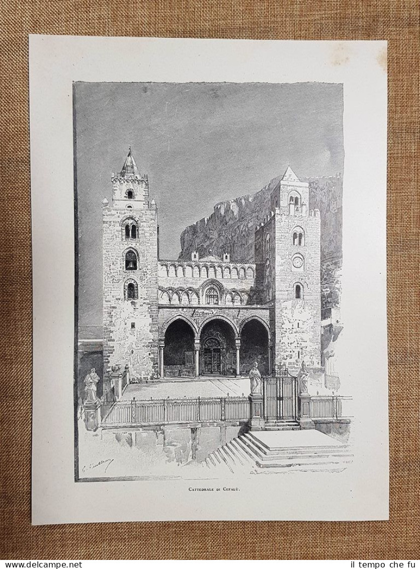 In Sicilia nel 1897 La Cattedrale di Cefalù Palermo Tavola …
