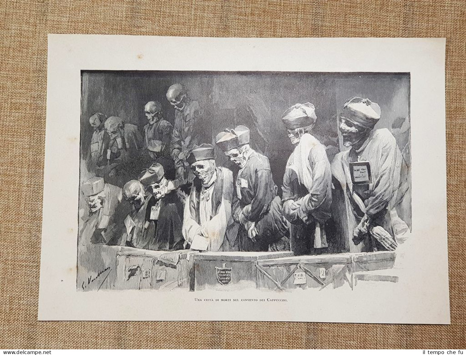 In Sicilia nel 1897 Palermo Convento e Catacombe dei Cappuccini …