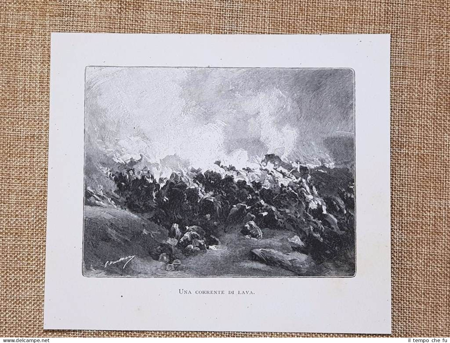 In Sicilia nel 1897 Una corrente di lava del vulcano …